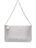 Stella Mccartney Falabella Pochette Crystal Embellished Chain Shoulder Bag — Same as shown — Size One Size — Front View