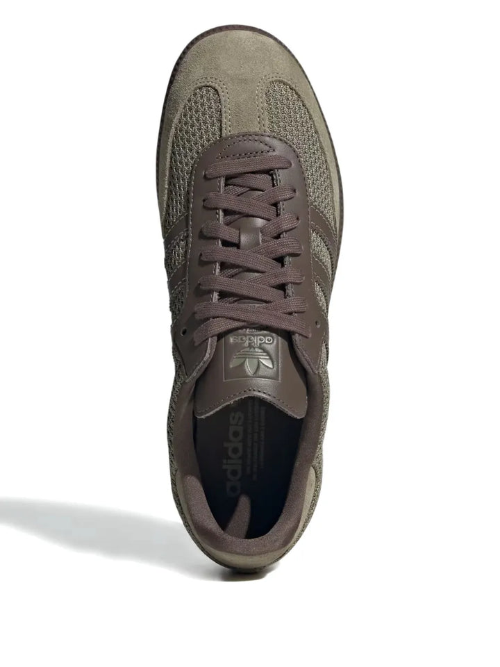 adidas Samba Og Orbit Green Cargo Brown Sneakers — Olive Green — Size US M 11 - US W 12.5 — Side View