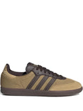 adidas Samba Og Golden Beige Dark Brown Sneakers — Beige — Size US M 3.5 - US W 5 — Front View