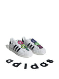 adidas Superstar Ii Jeremy Scott - White Sneakers — White — Size US M 4 - US W 5.5 — Side View