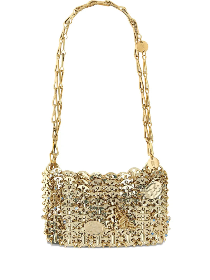 Rabanne 1969 Metal Mesh Mini Bag — Same as shown — Size One Size — Front View