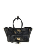 Balenciaga Crocodile Effect Top Handle Shoulder Bag — Same as shown — Size One Size — Front View