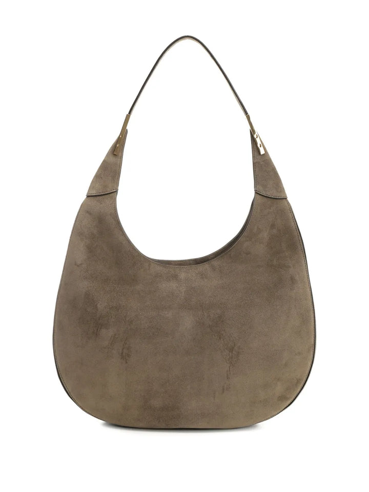 Savette Suede Crescent Shoulder Bag — Same as shown — Size One Size — Top View