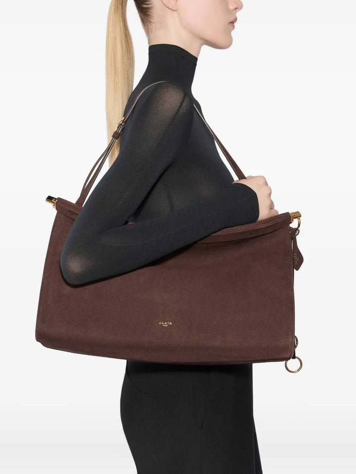 Alaia Large Le Click East West Shoulder Bag — Same as shown — Size One Size — Side View