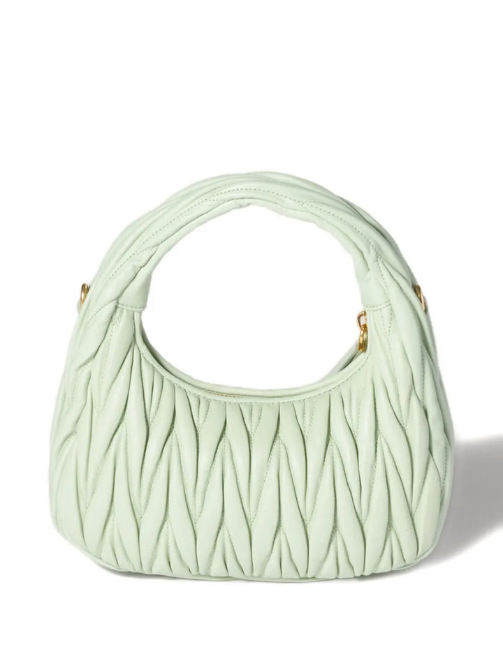 Miu Miu Wander Leather Shoulder Bag — Same as shown — Size One Size — Back View