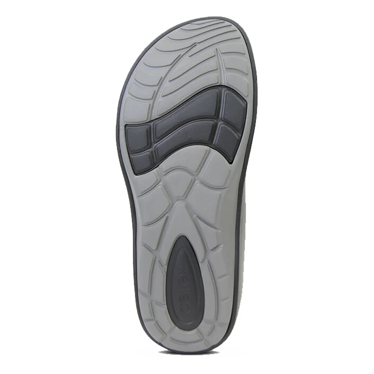 Aetrex Maui Thong — Black — Size D — Width 7 — Top View