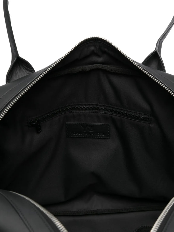 Y 3 Medium Debossed Logo Shoulder Bag — Same as shown — Size One Size — Top View