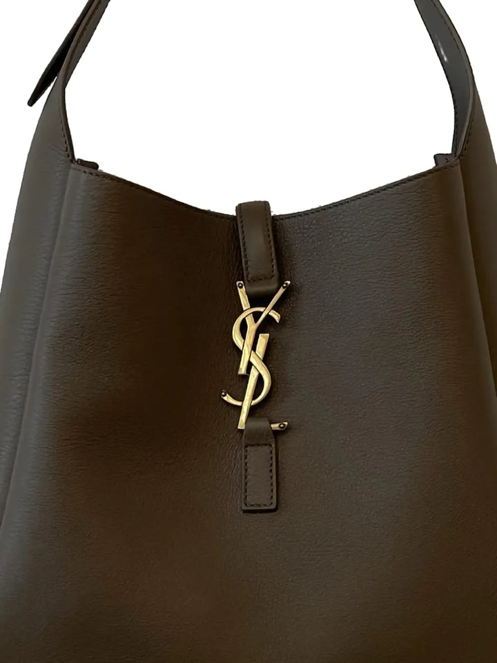 Saint Laurent Logo Plaque Shoulder Bag — Same as shown — Size One Size — Side View