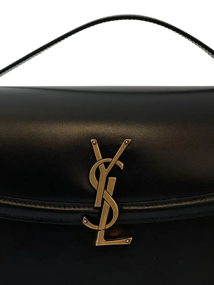 Saint Laurent Mini Logo Plaque Shoulder Bag — Same as shown — Size One Size — Side View