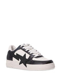 A Bathing Ape?Sta Logo-Patch Sneakers — Black — Size US M 3.5 - US W 5 — Side View
