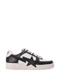 A Bathing Ape?Sta Logo-Patch Sneakers — Black — Size US M 3.5 - US W 5 — Back View