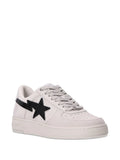 A Bathing Ape?Sta Logo-Patch Sneakers — White — Size US M 3.5 - US W 5 — Side View