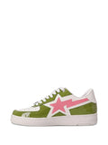 A Bathing Ape?Star-Lightning Sneakers — Green — Size US M 5.5 - US W 7 — Back View