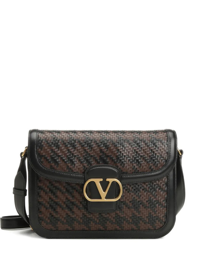 Valentino Garavani Small 9To5 Leather Shoulder Bag — Same as shown — Size One Size — Front View
