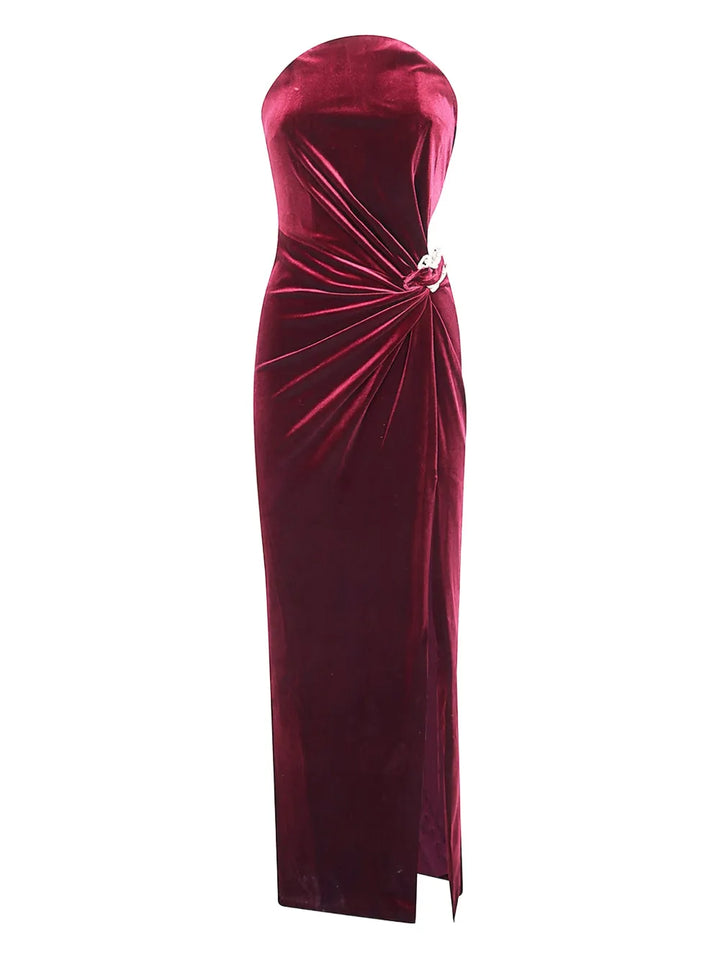Self Portrait Bandeau Maxi Dress — Same as shown — Size XS — Front View
