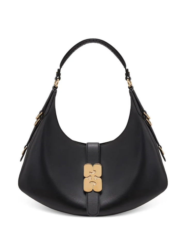 Ganni Crescent Shoulder Bag — Same as shown — Size One Size — Front View