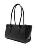 Michael Michael Kors Double Handle Leather Shoulder Bag — Same as shown — Size One Size — Back View