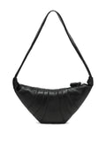 Lemaire Medium Croissant Leather Shoulder Bag — Same as shown — Size One Size — Back View