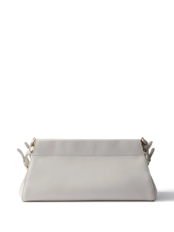 Prada Medium Echaine Leather Shoulder Bag — Same as shown — Size One Size — Back View