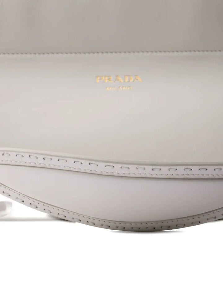 Prada Medium Echaine Leather Shoulder Bag — Same as shown — Size One Size — Top View