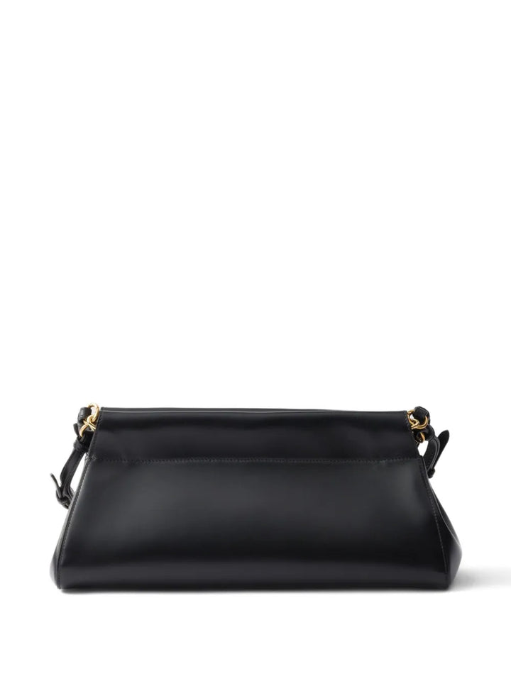 Prada Medium Enchaine Leather Shoulder Bag — Same as shown — Size One Size — Back View