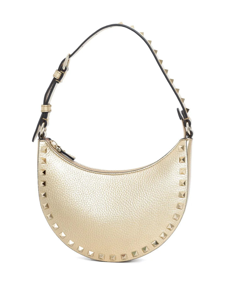 Valentino Garavani Rockstud Leather Shoulder Bag — Same as shown — Size One Size — Side View