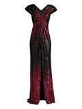 Tadashi Shoji Carys Gown Dress — Pink — Size XS — Front View
