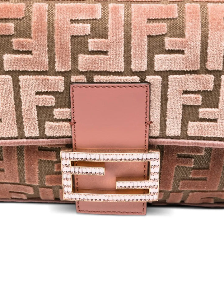 Fendi Medium Baguette Ff Pattern Shoulder Bag — Same as shown — Size One Size — Top View