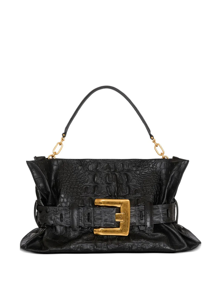 Balmain Medium Anthem Shoulder Bag — Same as shown — Size One Size — Front View