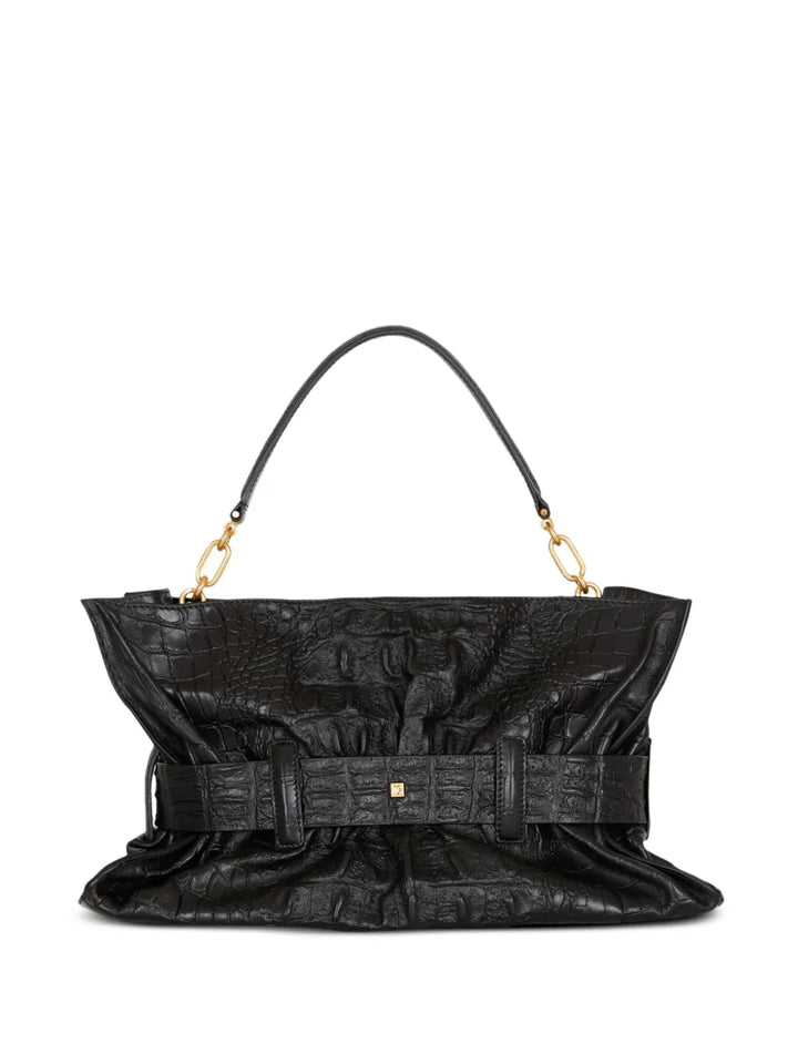 Balmain Medium Anthem Shoulder Bag — Same as shown — Size One Size — Back View