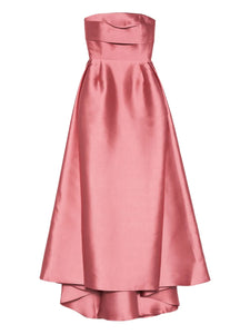 Solace London Tiffany Strapless Maxi Dress — Pink — Size L — Front View