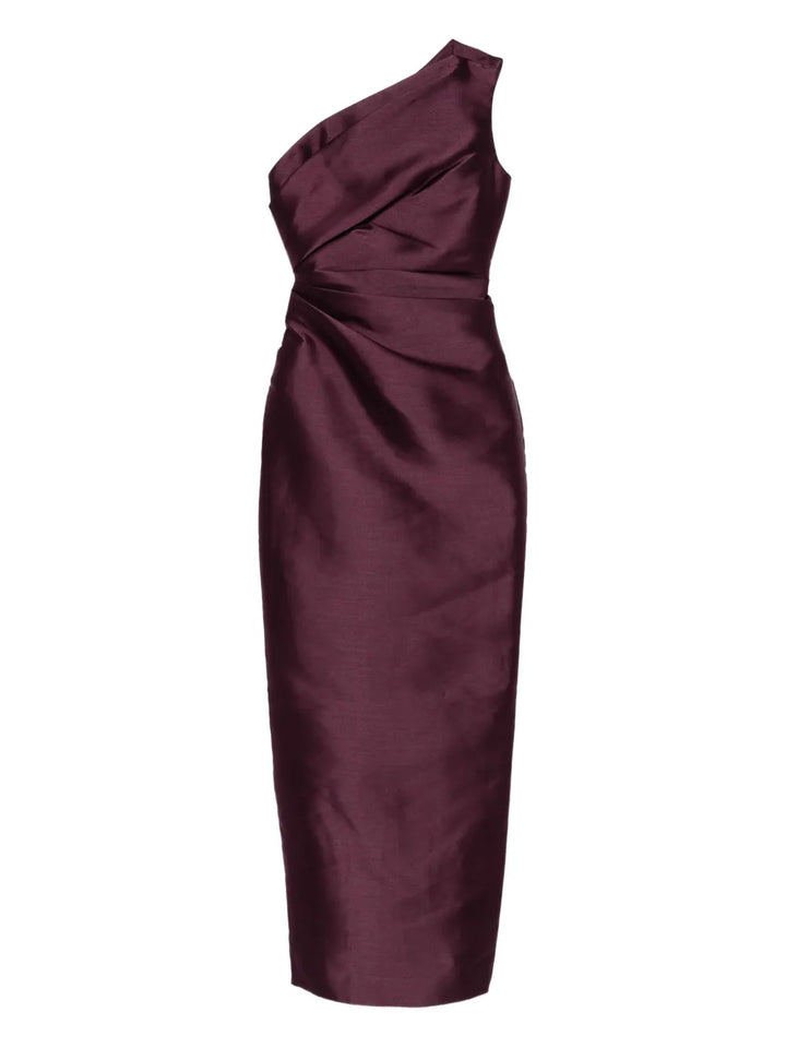 Solace London Kira One Shoulder Maxi Dress — Same as shown — Size XS — Front View