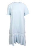 Opening Ceremony Logo Band Dress — Blue — Size XS — Front View