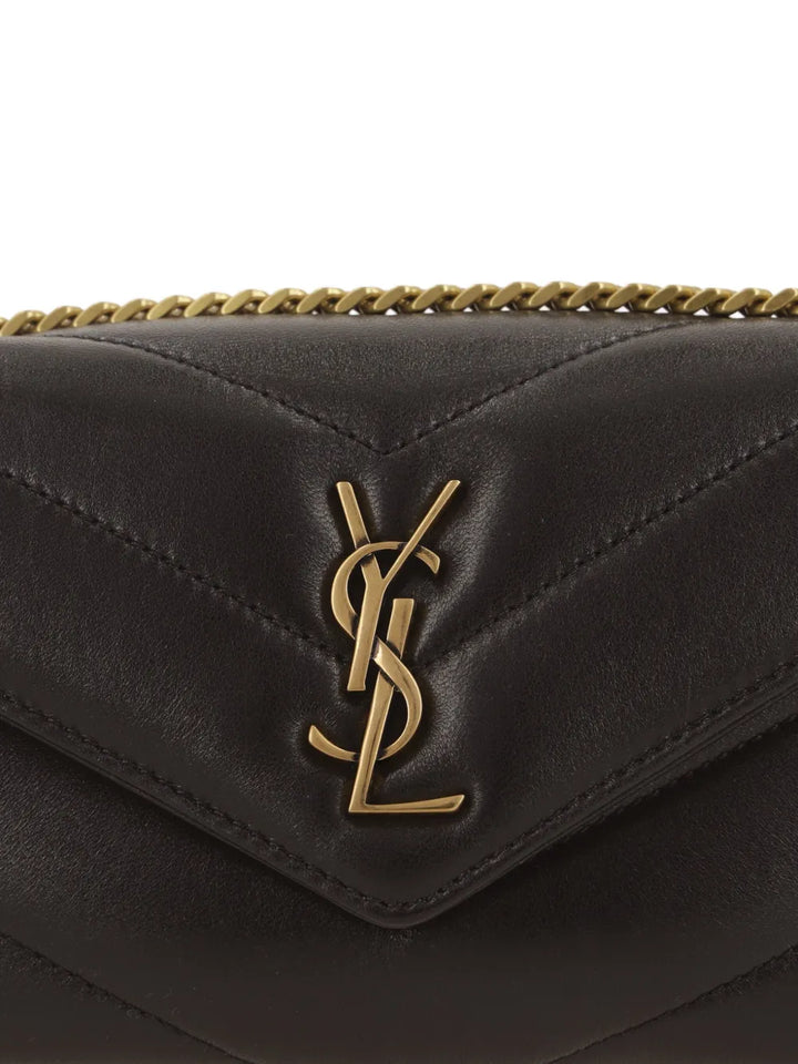 Saint Laurent Mini Loulou Shoulder Bag — Same as shown — Size One Size — Top View