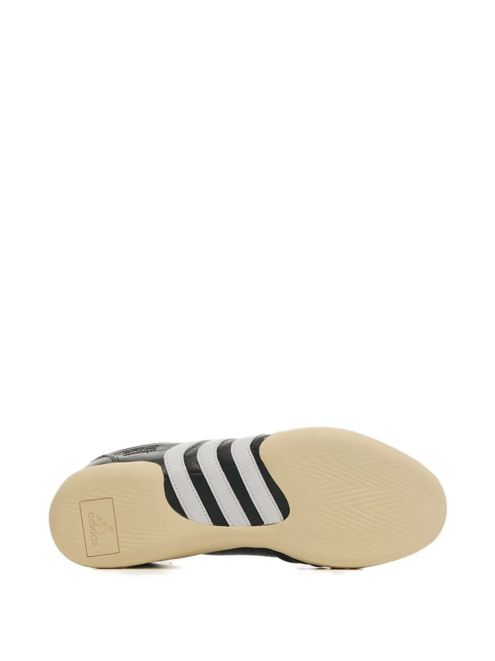 adidas Quilted-Embellishment Sneakers — Black — Size US M 9.5 - US W 11 — Top View