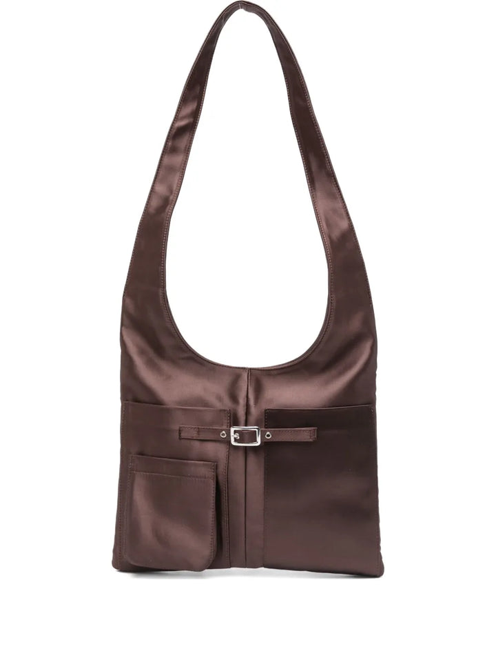 Gimaguas Blanca Satin Shoulder Bag — Same as shown — Size One Size — Front View
