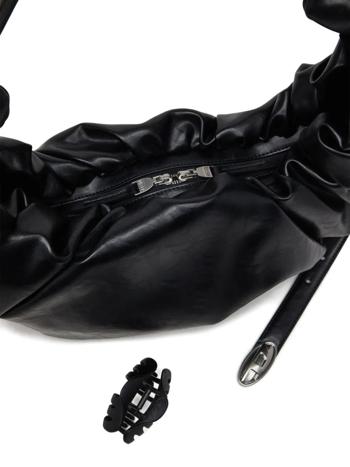 Diesel Large Grab D Scrunched Shoulder Bag — Same as shown — Size One Size — Top View