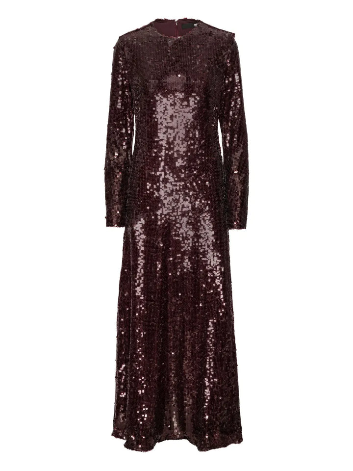 Rotate Birger Christensen Sequin Maxi Dress — Same as shown — Size XS — Front View