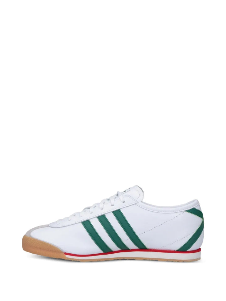 adidas 70S Italian Three-Stripe Leather Trainers — White — Size US M 10 - US W 11.5 — Detail View