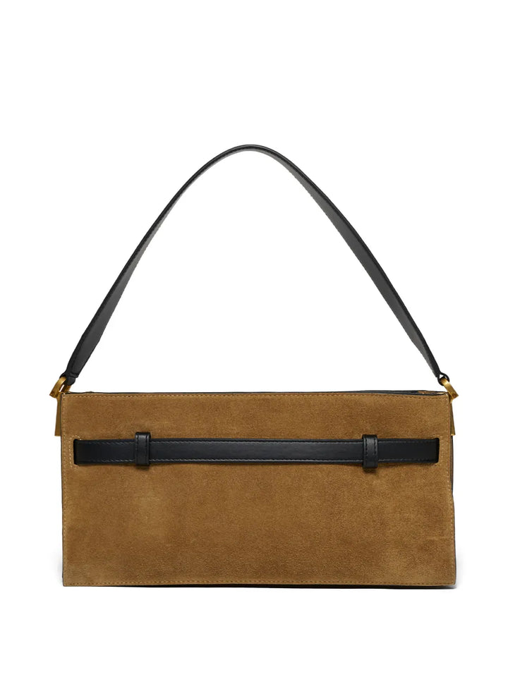 Nanushka Mini Harmonica Buckle Detail Leather Shoulder — Same as shown — Size One Size — Side View