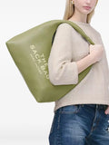 Marc Jacobs The Sack Logo Plaque Leather Shoulder Bag — Same as shown — Size One Size — Side View