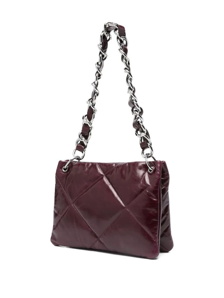 Tory Burch Quilted Chain Strap Shoulder Bag — Same as shown — Size One Size — Back View