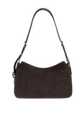 Michael Michael Kors Suede Leather Shoulder Bag — Same as shown — Size One Size — Back View