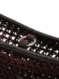 Bimba Y Lola Open Work Crochet Shoulder Bag — Same as shown — Size One Size — Back View