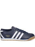 adidas Italia Leather Sneakers — Navy Blue — Size US M 11 - US W 12.5 — Front View