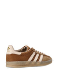 adidas Gazelle 3-Stripes Woven Trainers — Brown — Size US M 3.5 - US W 5 — Back View