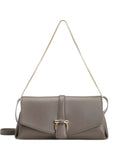 Ferragamo Chain Strap Flap Shoulder Bag — Same as shown — Size One Size — Front View