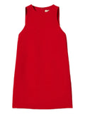 Twinset A Line Sleeveless Dress — Red — Size S — Front View