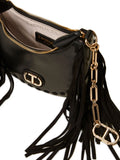 Twinset Fringe Chain Shoulder Bag — Same as shown — Size One Size — Top View