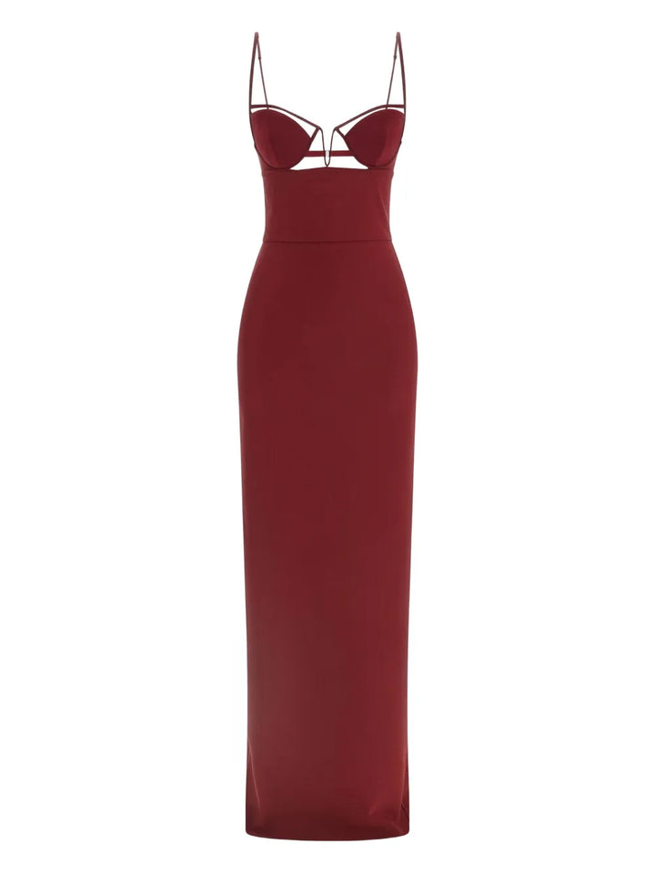Nensi Dojaka V Wire Maxi Dress — Same as shown — Size XS — Front View